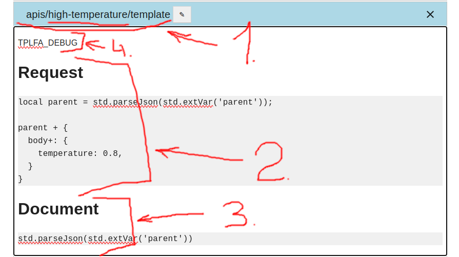 Example template
